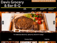 Tablet Screenshot of bbqtaylor.com